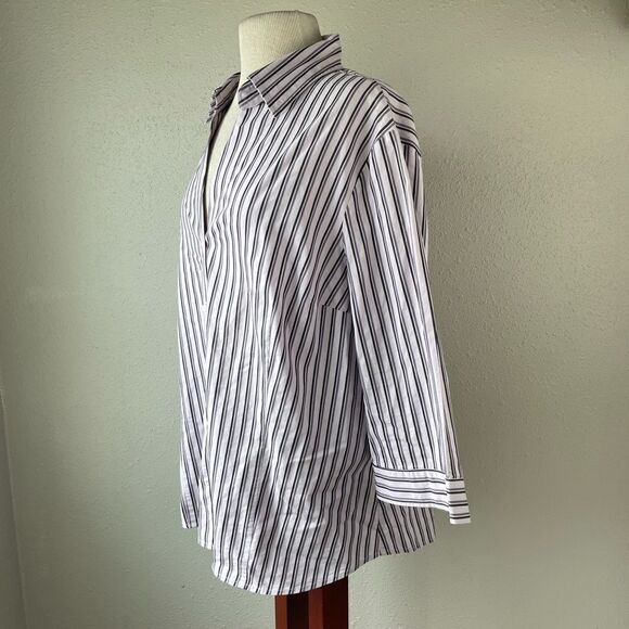 Worthington Woman Stretch Button Down Shirt Size 2X EUC - Picture 3 of 7